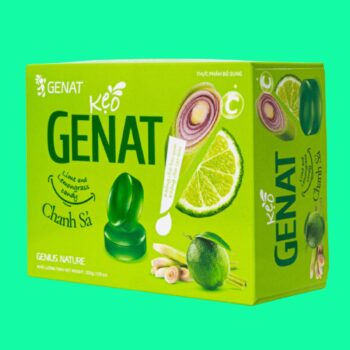 Kẹo Genat Lime And Lemongrass Candy Chanh Sả 5 Kẹo Genat Lime And Lemongrass Candy Chanh Sả