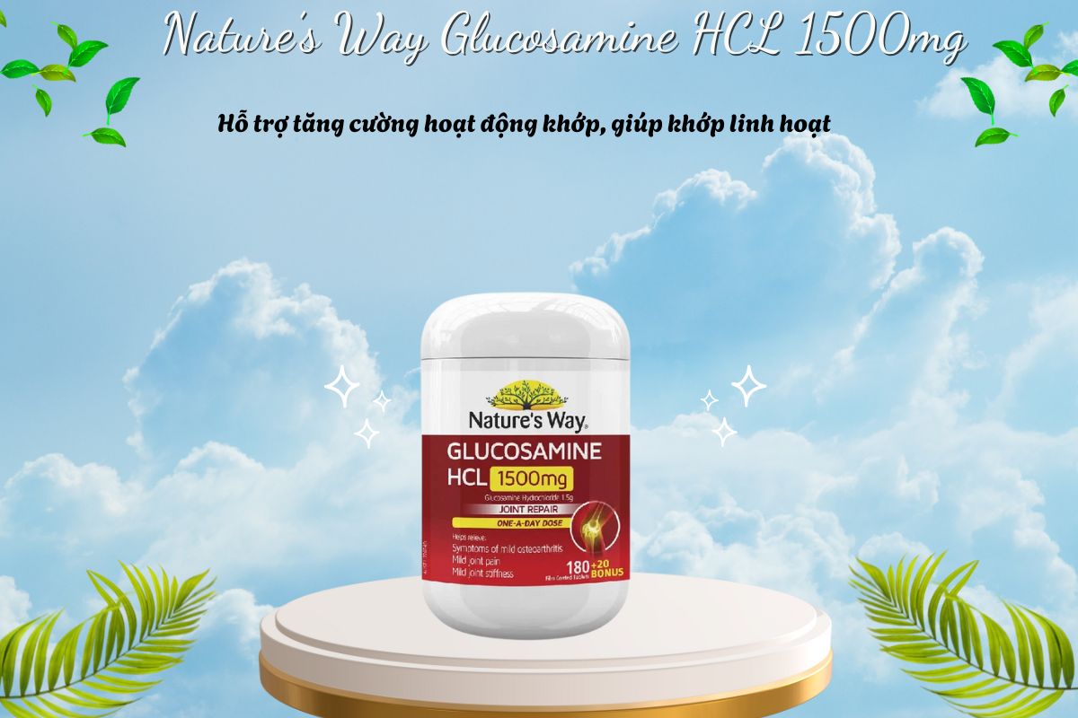 Nature’s Way Glucosamine HCL 1500mg 7 Nature’s Way Glucosamine HCL 1500mg