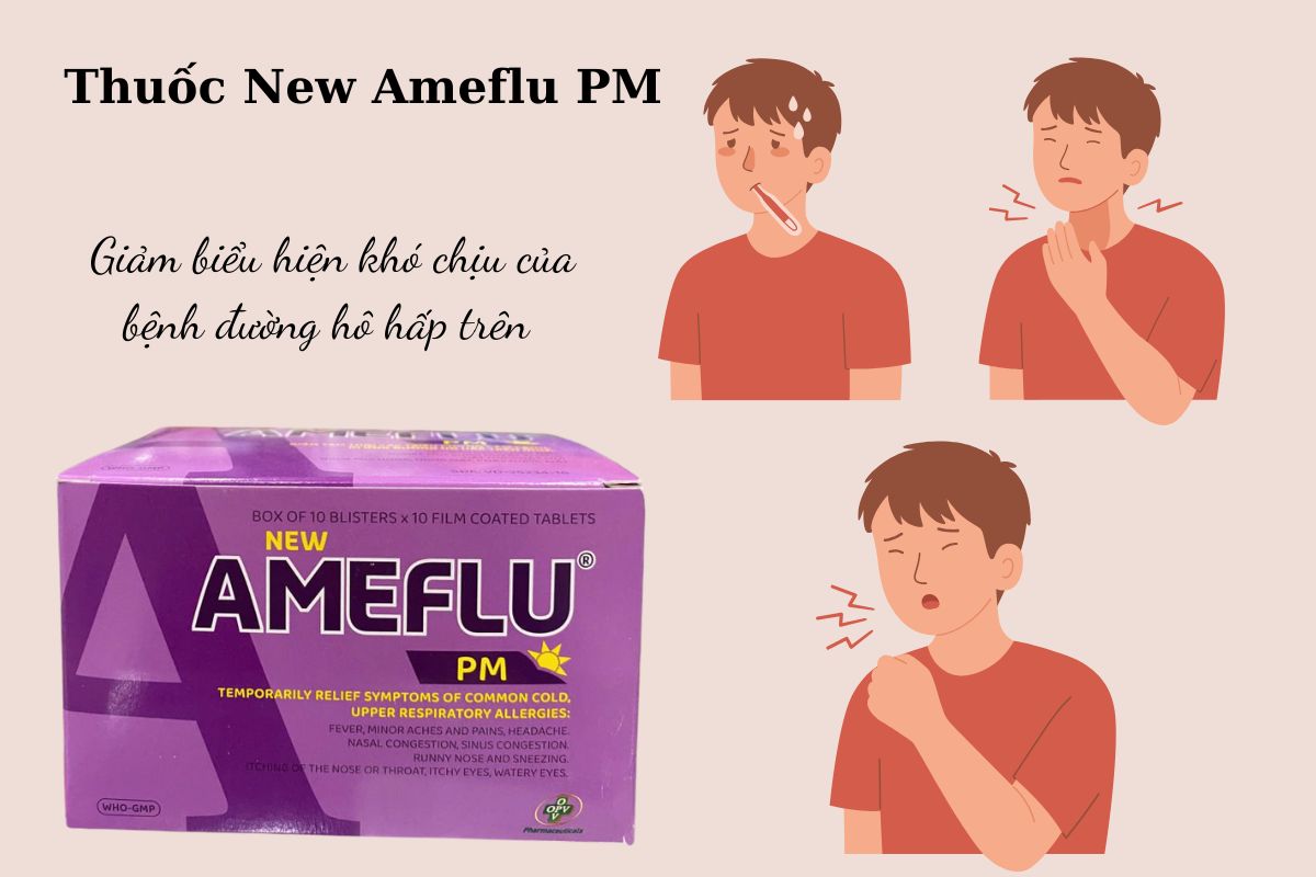 New Ameflu PM 12 Tác dụng của thuốc New Ameflu PM