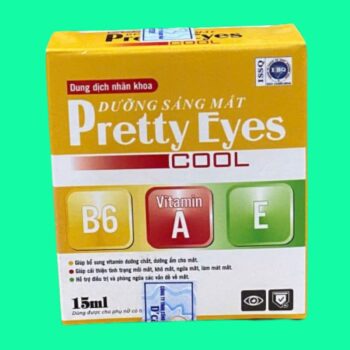 Dung dịch nhỏ mắt Dưỡng Sáng Mắt Pretty Eyes Cool (màu vàng)