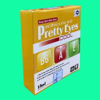 Dung dịch nhỏ mắt Dưỡng Sáng Mắt Pretty Eyes Cool (màu vàng)