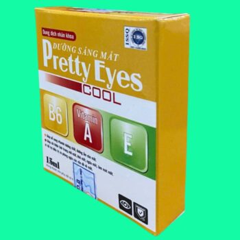 Dung dịch nhỏ mắt Dưỡng Sáng Mắt Pretty Eyes Cool (màu vàng)