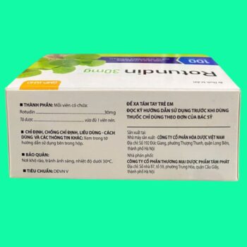 Rotundin 30mg Hóa Dược