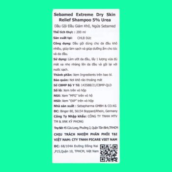 Sebamed Extreme Dry Skin Relief Shampoo 5% Urea