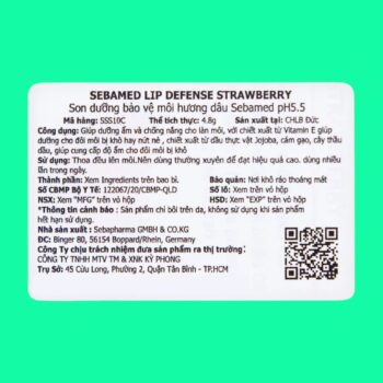 Sebamed Lip Defense Strawberry 6 Sebamed Lip Defense Strawberry