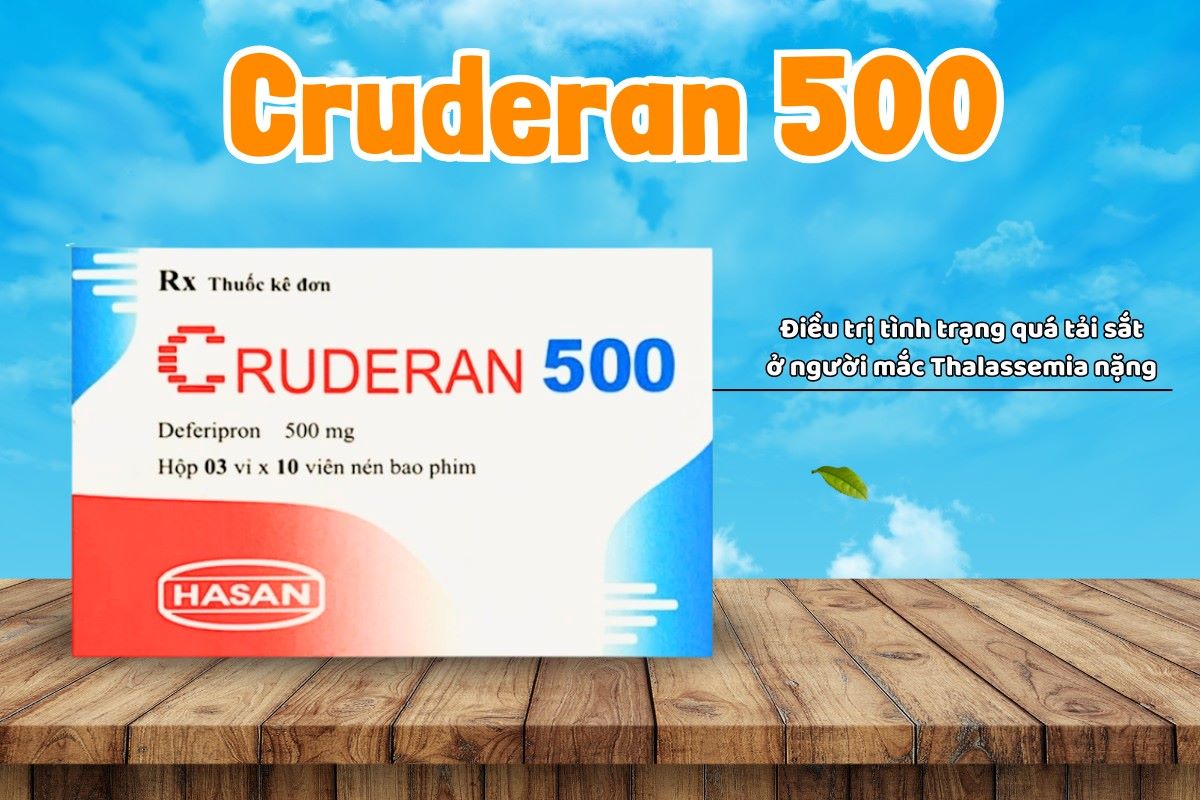 Chỉ định của thuốc Cruderan 500