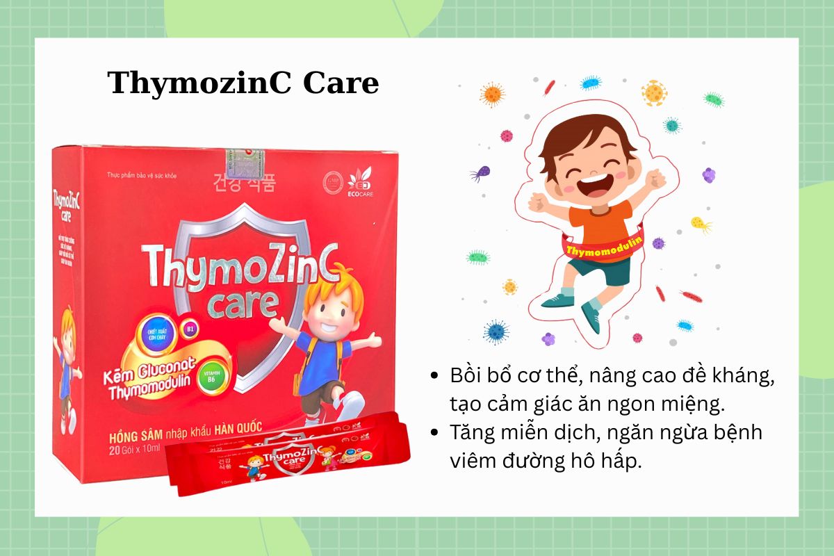 Tác dụng của ThymozinC Care
