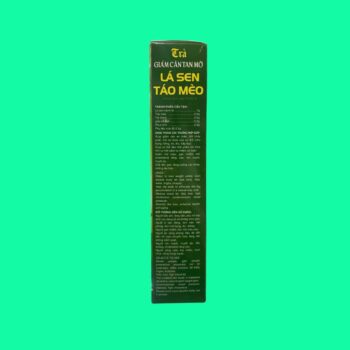 Trà Giảm Cân Tan Mỡ Lá Sen Táo Mèo 3 Trà Giảm Cân Tan Mỡ Lá Sen Táo Mèo