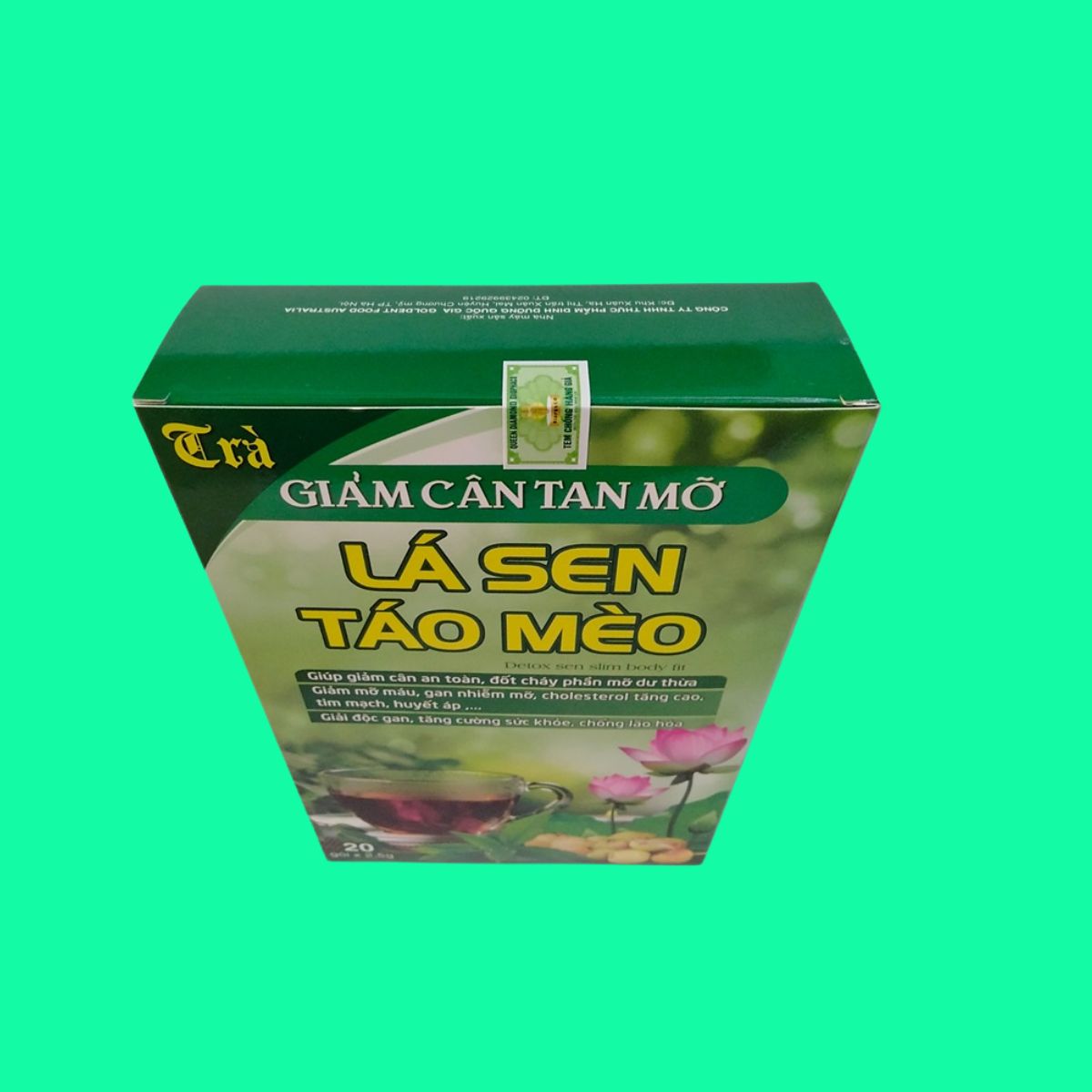 tra-giam-can-tan-mo-la-sen-tao-meo-4 Trà Giảm Cân Tan Mỡ Lá Sen Táo Mèo