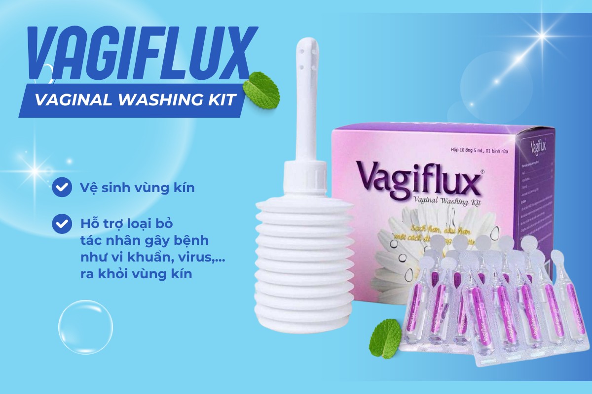 Công dụng của Vagiflux Vaginal Washing Kit