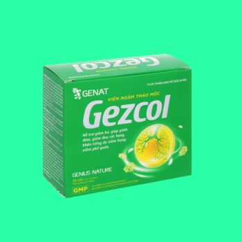 Viên ngậm thảo mộc Gezcol (Hộp 20 viên) 3 Viên ngậm thảo mộc Gezcol