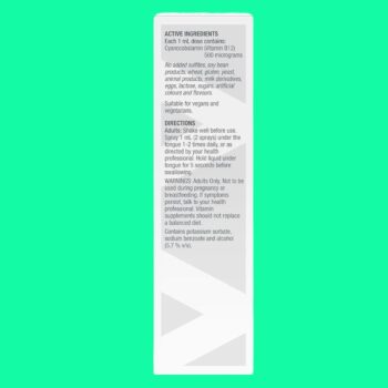 Vitaqik Liposomal Spray Vitamin B12 5 Vitaqik Liposomal Spray Vitamin B12