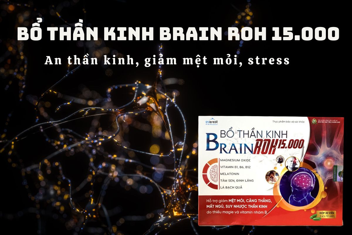 Bổ thần kinh Brain ROH 15.000