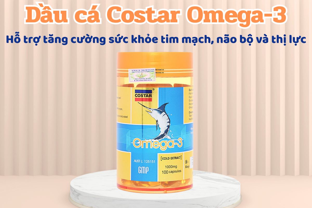 Dầu cá Costar Omega-3 10 Dầu cá Costar Omega-3