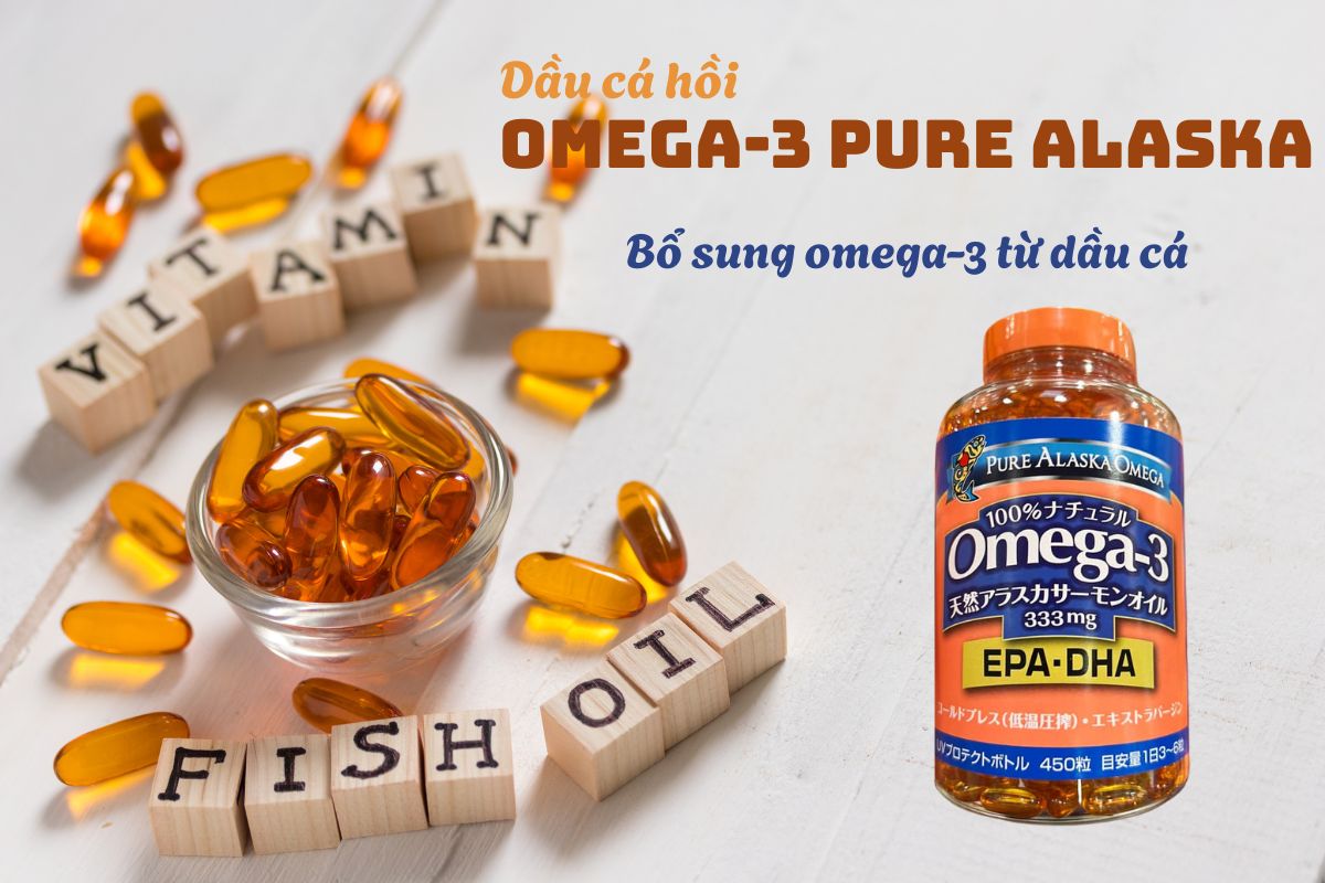 Dầu cá hồi Omega-3 Pure Alaska
