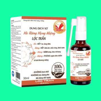 Dung Dịch Xịt Ho Răng Họng Miệng Lộc Trần