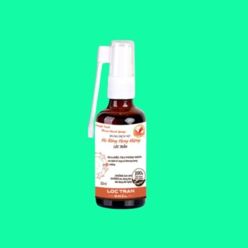 Dung Dịch Xịt Ho Răng Họng Miệng Lộc Trần 10 Dung Dịch Xịt Ho Răng Họng Miệng Lộc Trần