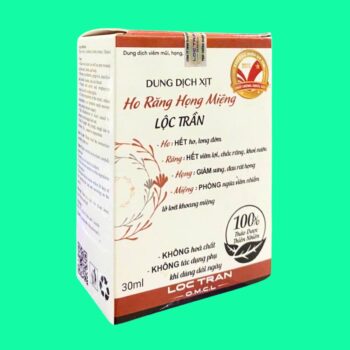 Dung Dịch Xịt Ho Răng Họng Miệng Lộc Trần 4 Dung Dịch Xịt Ho Răng Họng Miệng Lộc Trần