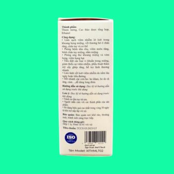 Dung Dịch Xịt Ho Răng Họng Miệng Lộc Trần 6 Dung Dịch Xịt Ho Răng Họng Miệng Lộc Trần