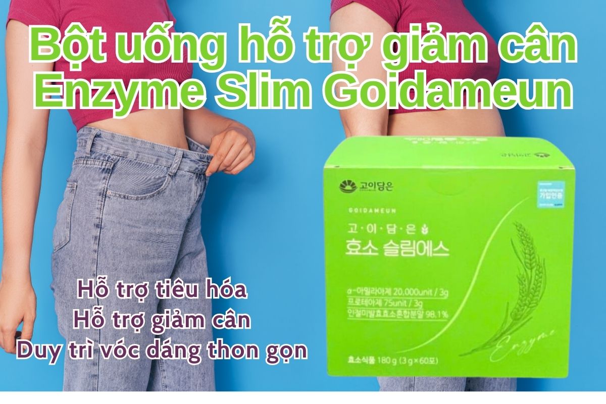 Bột uống hỗ trợ giảm cân Enzyme Slim Goidameun