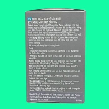 Essential Minerals Calcium