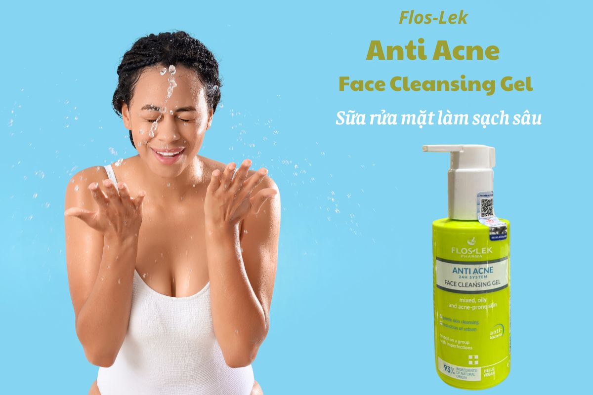 Sữa rửa mặt Floslek Anti Acne Face Cleansing Gel 8 Floslek Anti Acne Face Cleansing Gel