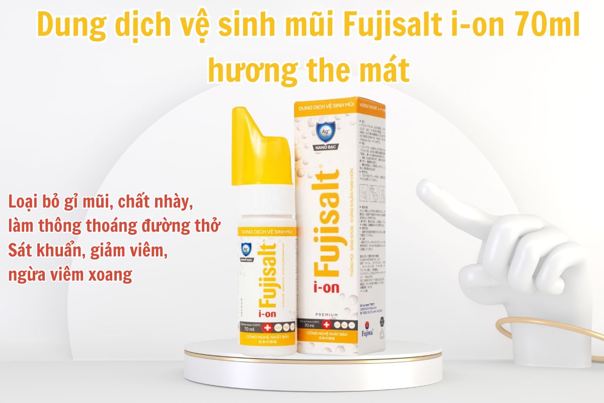 Dung dịch vệ sinh mũi Fujisalt i-on
