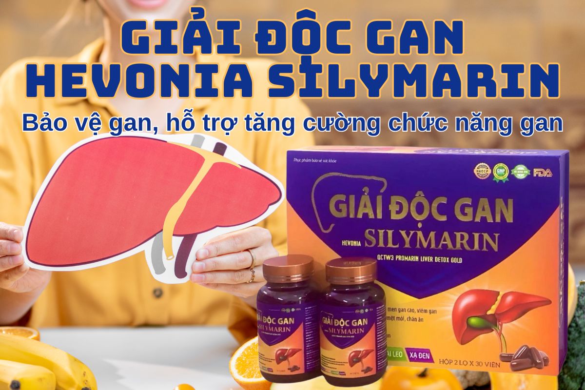 Giải độc gan Hevonia Silymarin
