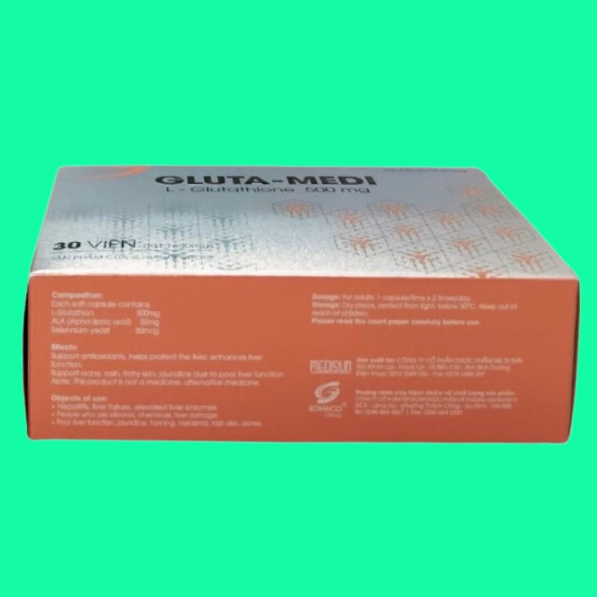 Gluta-Medi L-Glutathione 500mg-9 Gluta-Medi L-Glutathione 500mg