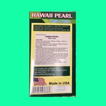 Hawall Pearl White & White