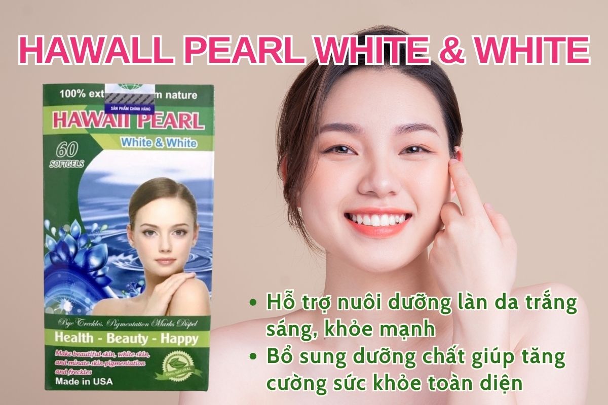 Hawall Pearl White & White