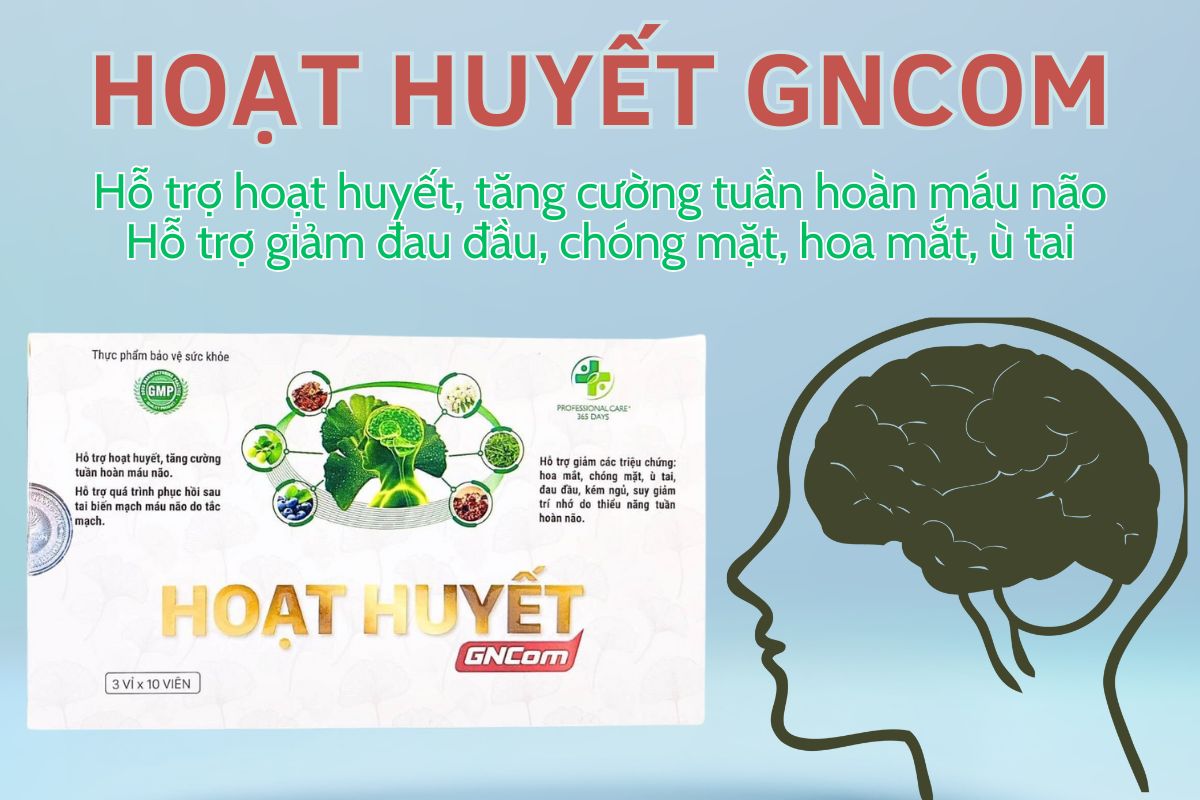 Hoạt huyết GNCom 10 Hoạt huyết GNCom