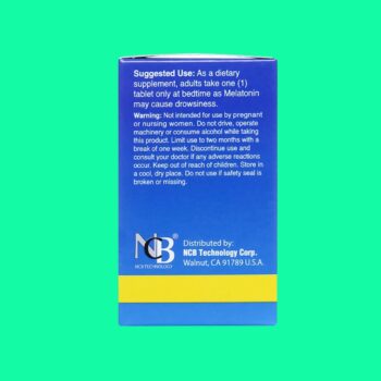 Melatonin 6mg NCB 4 Melatonin 6mg