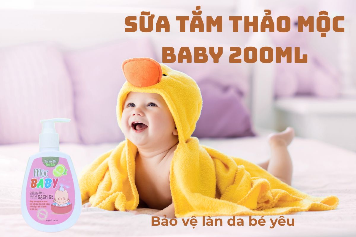 Sữa tắm thảo mộc BABY 200ml