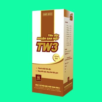 Tiêu độc nhuận gan mật TW3 chai 200ml 2 Tiêu độc nhuận gan mật TW3 chai 200ml