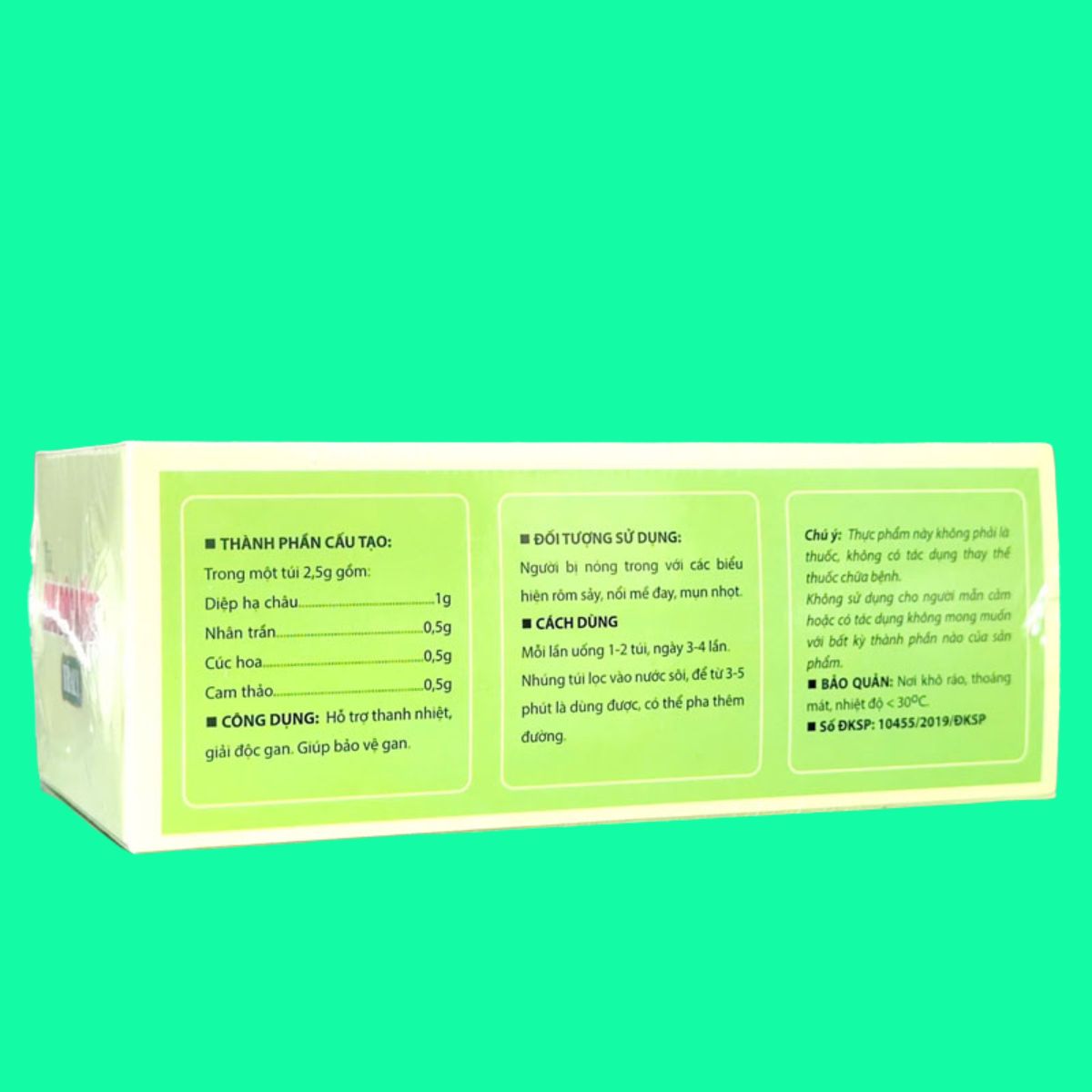 Trà giải độc bổ gan Traly-5 Trà giải độc bổ gan Traly