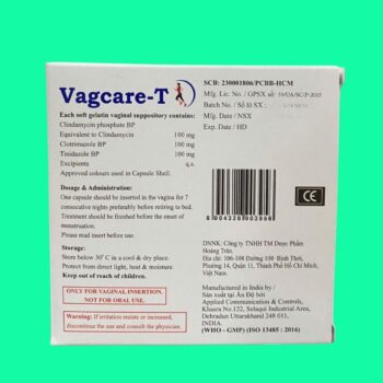 Viên đặt phụ khoa Vagcare-T