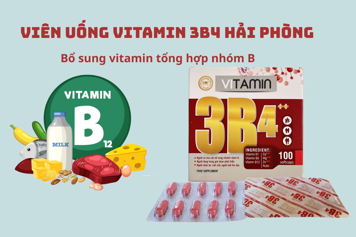 Viên uống Vitamin 3B4 Hải Phòng 8 Viên uống Vitamin 3B4 Hải Phòng
