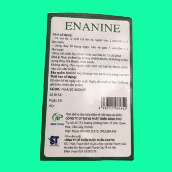 Enanine 3 Viên uống bảo vệ gan Enanine