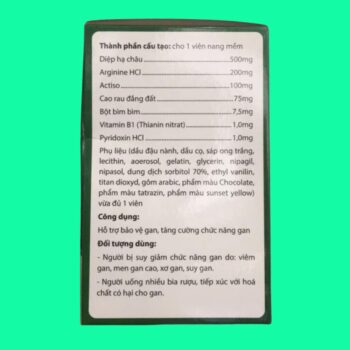 Enanine 4 Viên uống bảo vệ gan Enanine