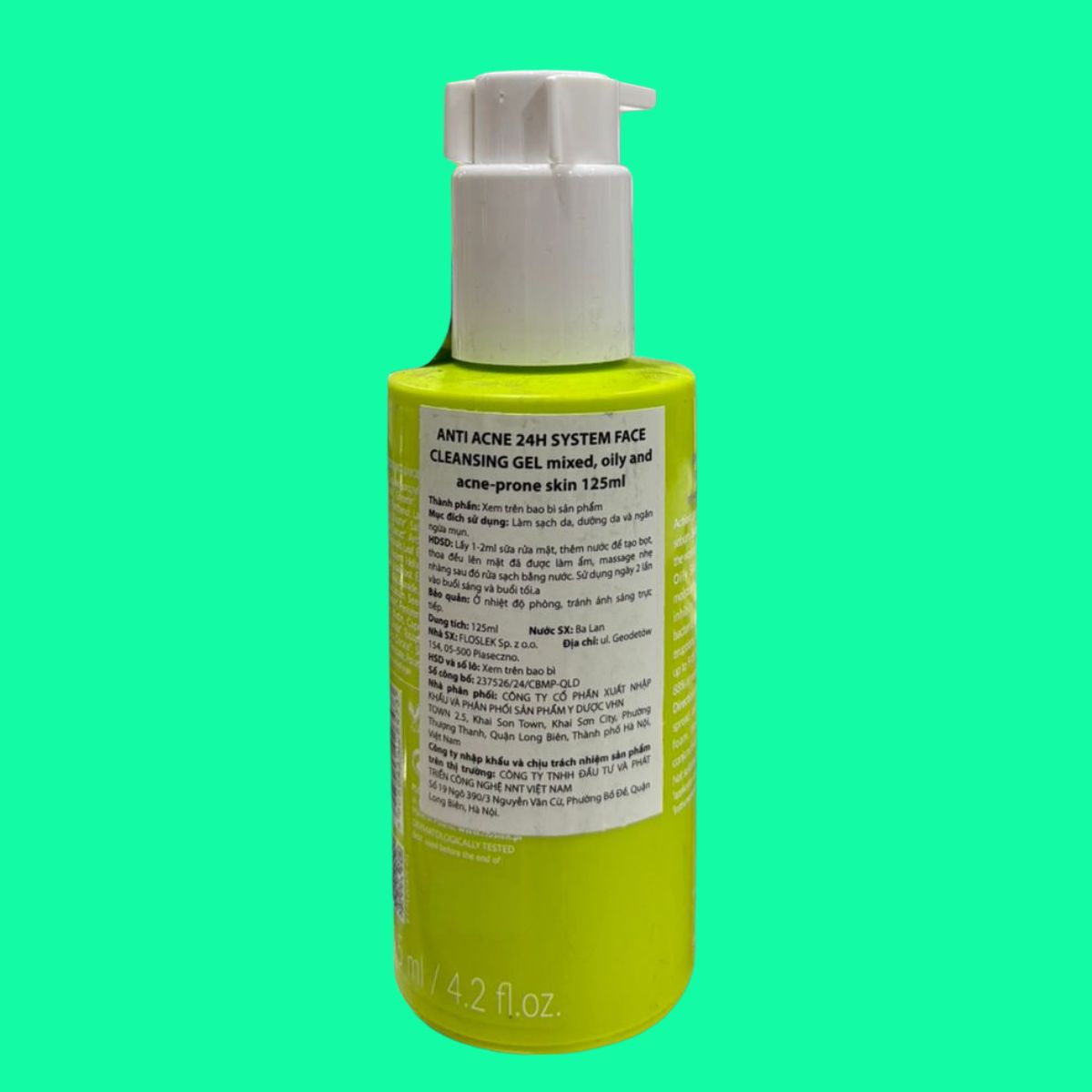 floslek-anti-acne-face-cleansing-gel-4 Sữa rửa mặt Floslek Anti Acne Face Cleansing Gel