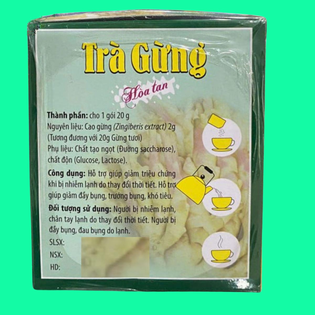 ginger-tea-5 Trà gừng hòa tan Ginger Tea