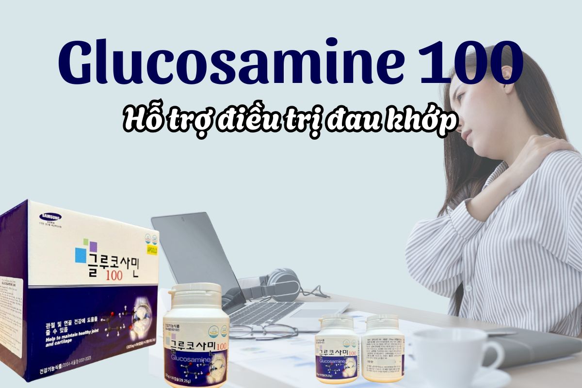 Glucosamin 100 Bio Apgold hỗ trợ điều trị đau khớp