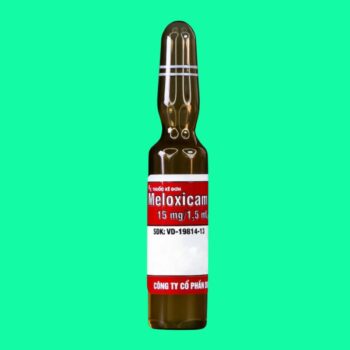 Dung dịch tiêm Meloxicam 15mg/1.5ml Danapha 5 Dung dịch tiêm Meloxicam 15mg/1.5ml Danapha