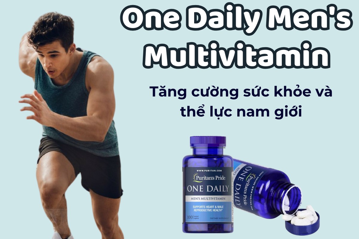 One Daily Men's Multivitamin 8 One Daily Men's Multivitamin tăng cường sức khỏe và thể lực nam giới