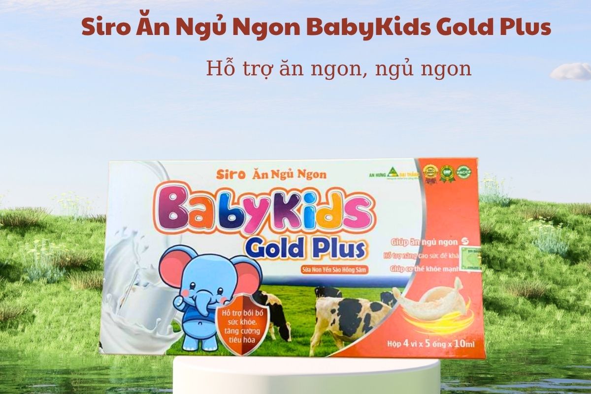 Siro Ăn Ngủ Ngon BabyKids Gold Plus