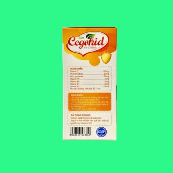 Siro Cegokid Zin C++ (Hộp 20 ống) 3 Siro Cegokid Zin C++