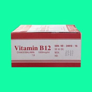 Vitamin B12 1000mcg/ml Vinphaco 3 Vitamin B12 1000mcg/ml Vinphaco