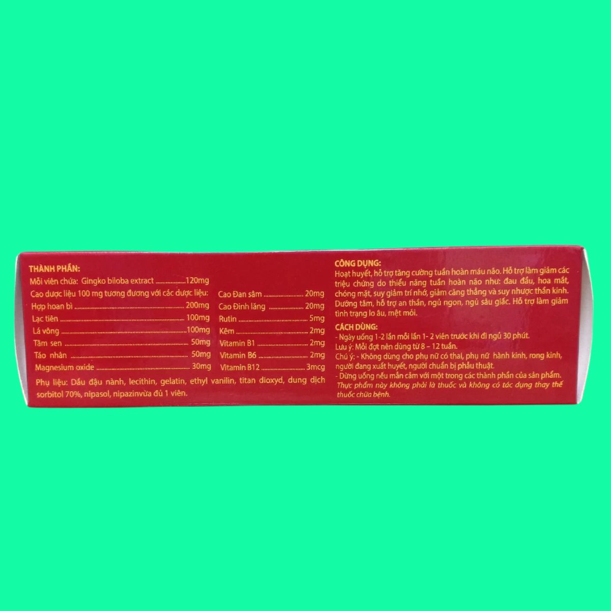 Dưỡng não Tâm Phúc-3 Dưỡng não Tâm Phúc