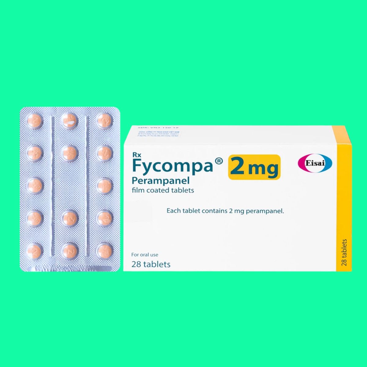 Fycompa 2mg-(1) Fycompa 2mg